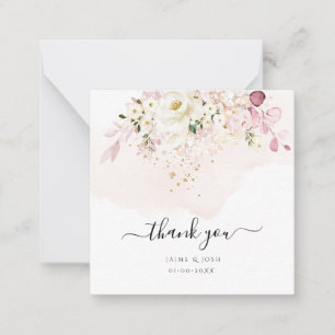 PixDezines Elegant H2 Ice Blush Hyde Cream Roses Card