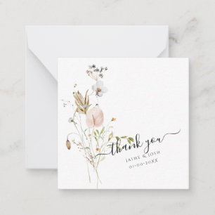 PixDezines End of Summer Wild Flowers Note Card