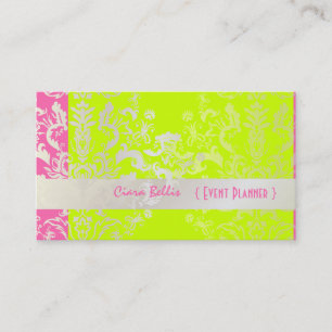 PixDezines Étienne Damask Business Card