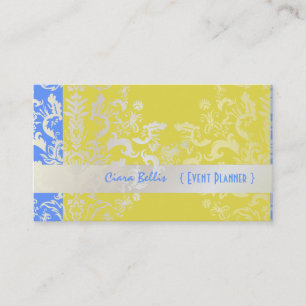 PixDezines Étienne Damask Business Card