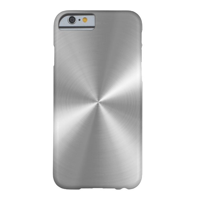 PixDezines faux brushed aluminium Case-Mate iPhone Case (Back)