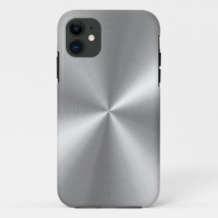 PixDezines faux brushed aluminium iPhone 11 Case