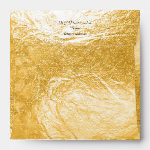 PixDezines faux foil/gold Envelope
