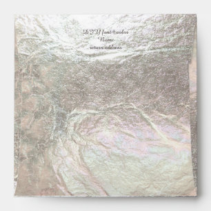 PixDezines faux foil/silver Envelope