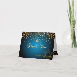 PixDezines Faux Gold  Confetti, Mitzvah Thank You