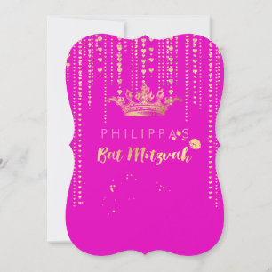 PixDezines Faux Gold Hearts Strings/Crown/DIYcolor Invitation