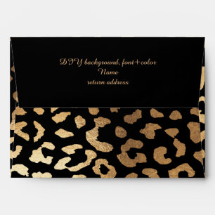 PixDezines Faux Gold Leopard Spots/DIY colour Envelopes