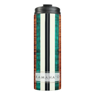 PixDezines Faux Koa Wood Longboard Thermal Tumbler