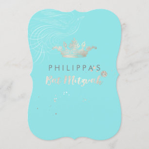 PixDezines Faux Silver Crown/Doves/DIY colour Invitation