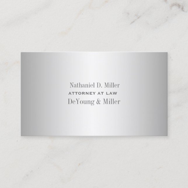 PixDezines faux silver/DIY fonts+colour Business Card (Front)