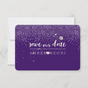 PixDezines Faux Silver/Save Date/DIY Colour Save The Date