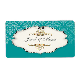 PixDezines Felina, teal  + pearl damask 14