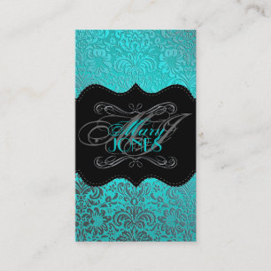 PixDezines Fidora Vintage Damask Business Card