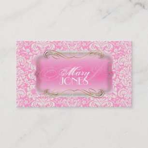 PixDezines Fidora Vintage Damask/DIY colour Business Card