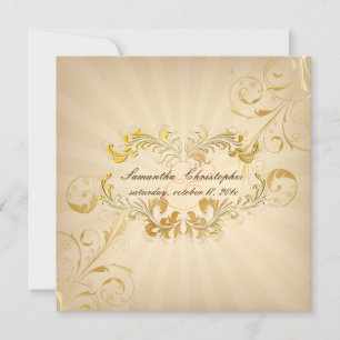 PixDezines Filigree+Gold+Vintage Invitation