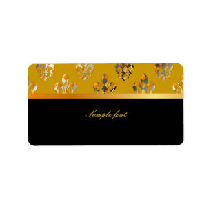 PixDezines Fleur de lis /DIY colours! Label