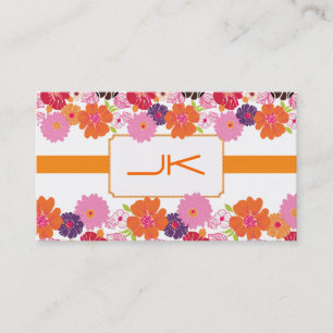 PixDezines Floral ~ Alegre Business Card