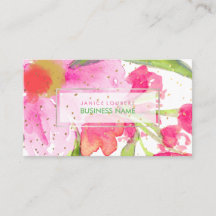PixDezines Floral Watercolor/May Flowe/Gold Specks