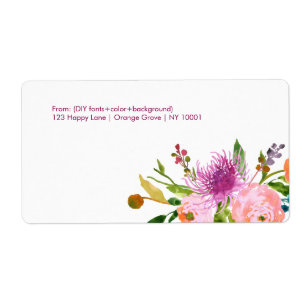 PixDezines floral watercolor/ranunculus/DIYcolor