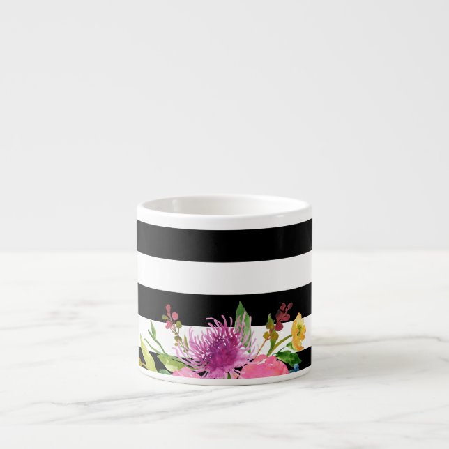 PixDezines floral/watercolor/ranunculus Espresso Cup (Front)