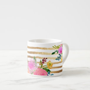 PixDezines floral/watercolor/ranunculus Espresso Cup