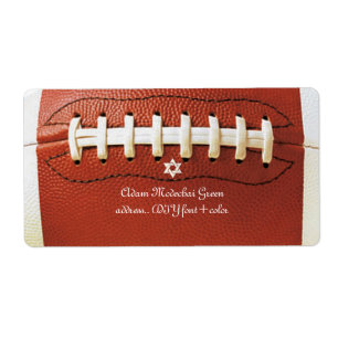 ✡ PixDezines Football Bar Mitzvah