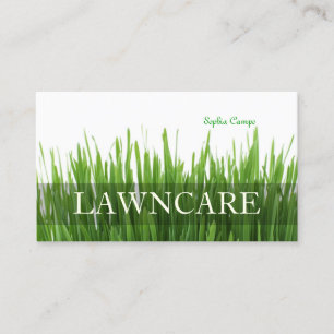 PixDezines fresh grass/gardener/DIY fonts Business Card