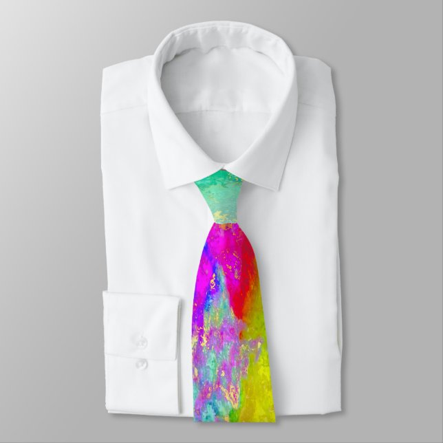 PIXDEZINES GALAXY ABSTRACT TIE (Tied)