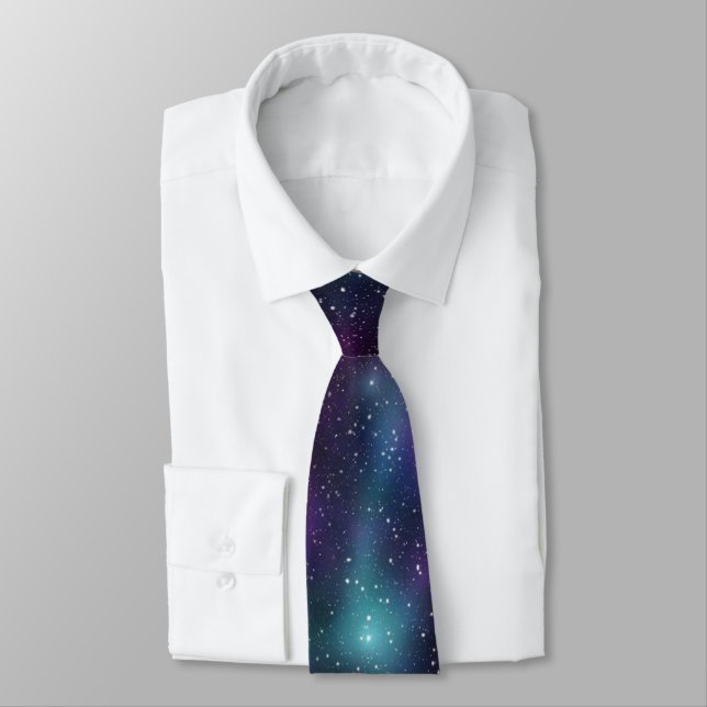PixDezines GALAXY ASTRONOMY EXPLORATION/COSMIC Tie (Tied)