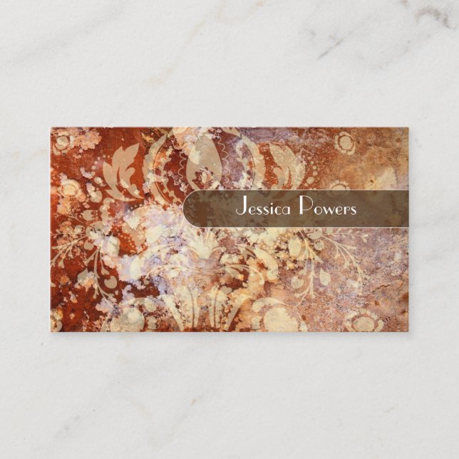 PixDezines Granite Counter Top Business Card (Front)