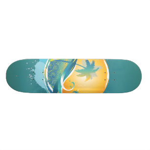 PixDezines Grunge Aloha ♥♥♥♥ Skateboard