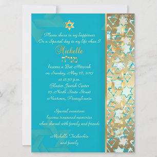 PixDezines grunge star of david/diy background Invitation