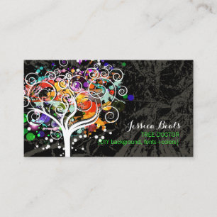 PixDezines Grunge Tree Trimmers ♥♥♥ Business Card