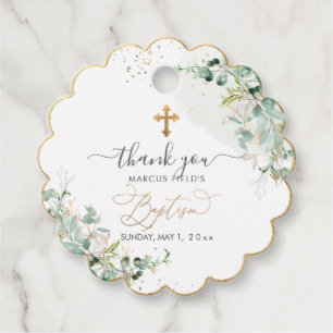 PixDezines H2 Blue Gum Eucalyptus Baptism Favour Favour Tags