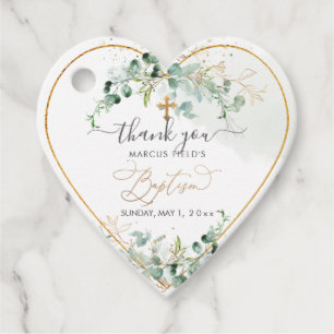 PixDezines H2 Blue Gum Eucalyptus Baptism Favour Tags