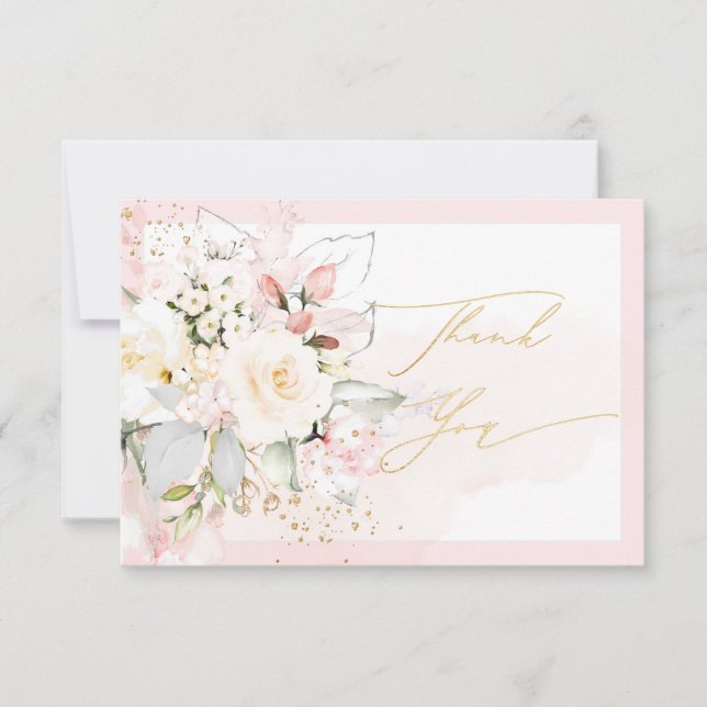 PixDezines H2 Blush Cream Roses Thank You (Front)