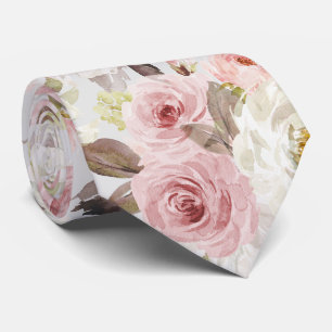 PixDezines H2 Blush Dusty Pink Roses DIY Bckgrnd Tie
