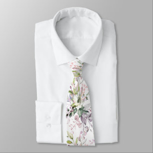 PixDezines H2 Elegant Dusty Pink Gum Eucalyptus Tie
