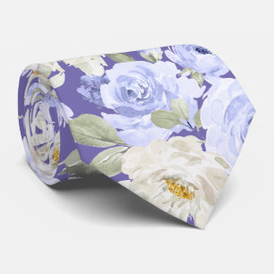 PixDezines H2 Light Lilac Purple Roses DIY Bckgrnd Tie