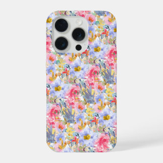PixDezines H2 Summer Flowers Bright Hues iPhone 15 Pro Case