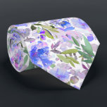 PixDezines H2 Summer Flowers Bright Hues Tie<br><div class="desc">PixDezines floral watercolor neck tie for summer wedding.  Featuring water colour flowers - summer hues - lavender purple,  violet and endive green foliage.  DIY background colour.

 Copyright © 2011-2024 PixDezines™.</div>