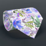 PixDezines H2 Summer Flowers Bright Hues Tie<br><div class="desc">PixDezines floral watercolor neck tie for summer wedding.  Featuring water colour flowers - summer hues - lavender purple,  violet and endive green foliage.  DIY background colour.

 Copyright © 2011-2024 PixDezines™.</div>
