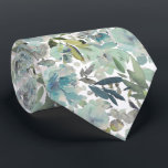PixDezines H2 Summer Flowers Green Hues Tie<br><div class="desc">PixDezines floral watercolor neck tie for summer wedding.  Featuring water colour flowers - midsummer hues - green hues.  DIY background colour.

 Copyright © 2011-2026 PixDezines™.</div>