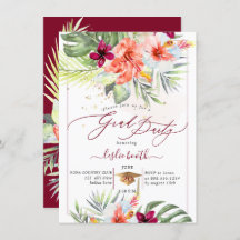 PixDezines H2 Tropical Paradise Luau Graduation In