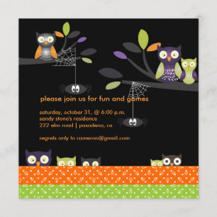 PixDezines Halloween, Trick or Treat Invitation