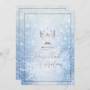 PixDezines Hanukkah Celebration, Fun Script Font Invitation