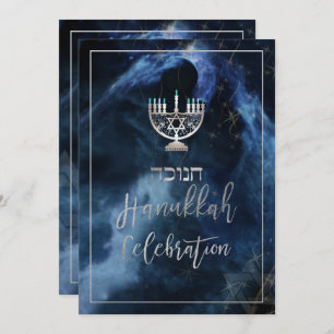PixDezines Hanukkah Celebration, Fun Script Font Invitation