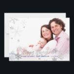 PixDezines Hanukkah/Faux Silver Snowflakes Holiday Card<br><div class="desc">Pixdezines happy Hanukkah cards,  snowflakes in faux rose gold and silver and "Happy Holidays" in fun modern script font.  Removable marble background in grey with zazzle's filter we changed it to pink tone.  DIY  trim,  fonts,  and fonts' colours.

Copyright © 2008-2018 PixDezines™.  All rights reserved.</div>
