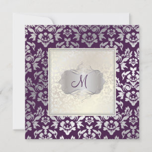 PixDezines Haute Couture Damask Invitation