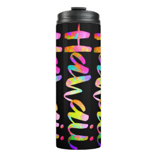 PixDezines HAWAII LAVA RAINBOW/DIY Background Thermal Tumbler